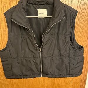 Thread & Supply Charcoal Puffer Vest